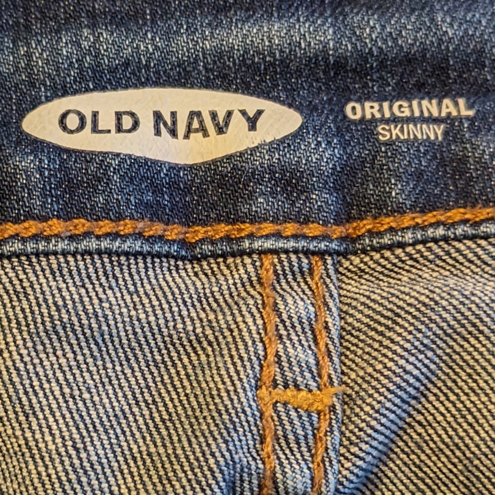 Blue Old Navy Skinny Jeans Size 6 - Picture 3 of 4